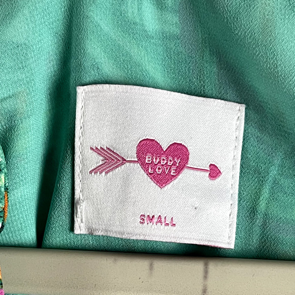 Buddy Love Florence Dress Womens Small Geometric Patterned Colorful Flowy Artsy - Picture 9 of 14